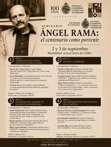 2026-09-2 y 3 Seminario, Ángel Rama, el centenario como porvenir, en la Pontificia Universidad Católica de Valparaiso